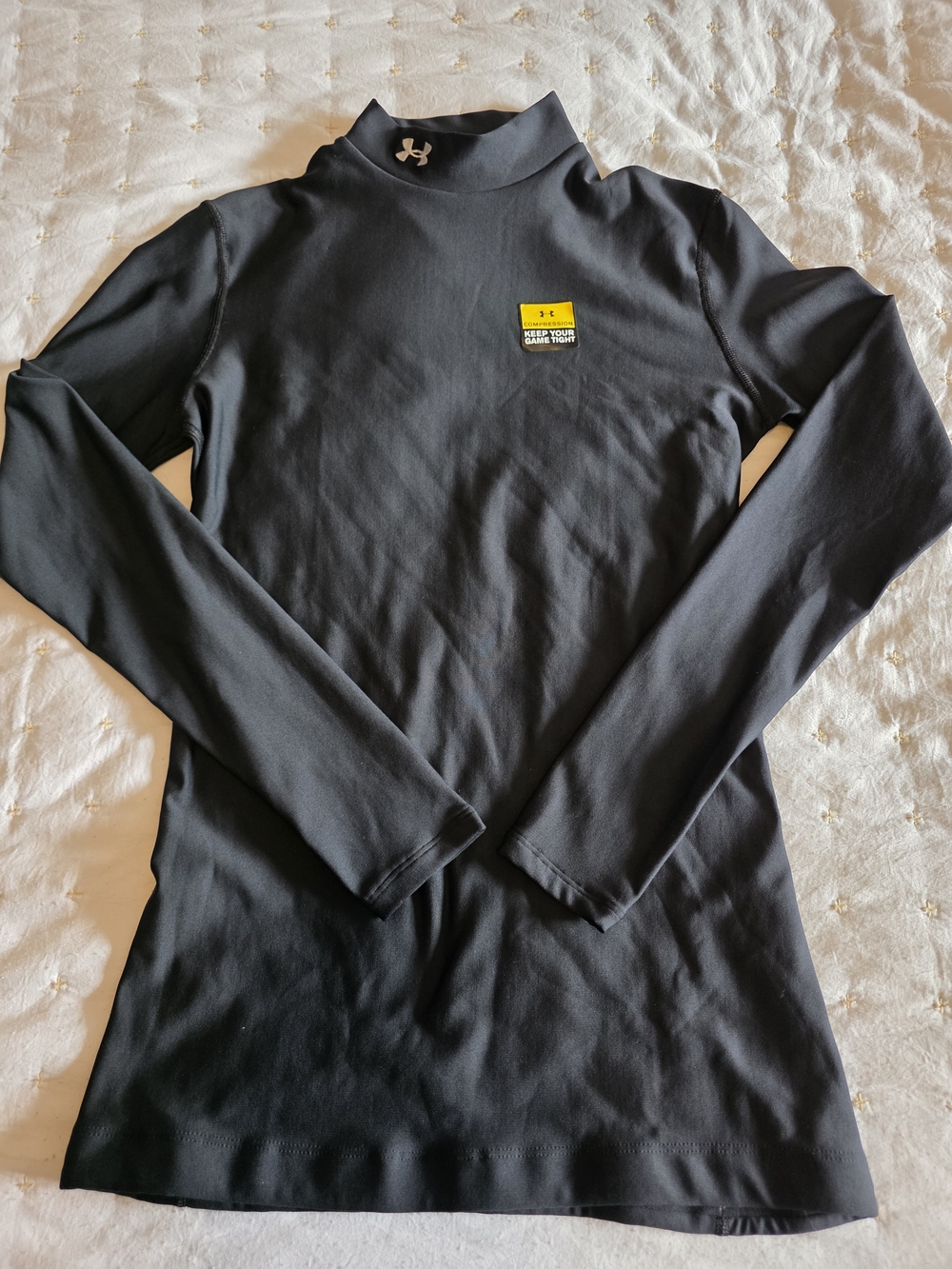Under Armour Black ColdGear Compression Mock Top